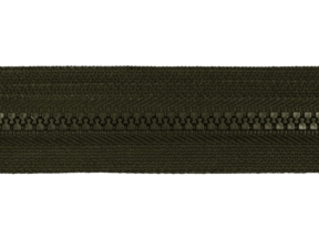 Zamek błyskawiczny kostkowy 5 rozdzielczy dwusuwakowy 65 cm auto lock (175) zielony wojskowy