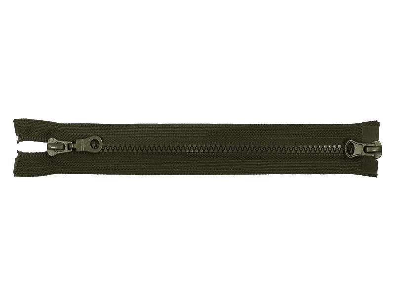 REIßVERSCHLUSS 5   TEILBAR TWO WAYS 75 cm (175) MILITÄRGRÜN 50 ST.