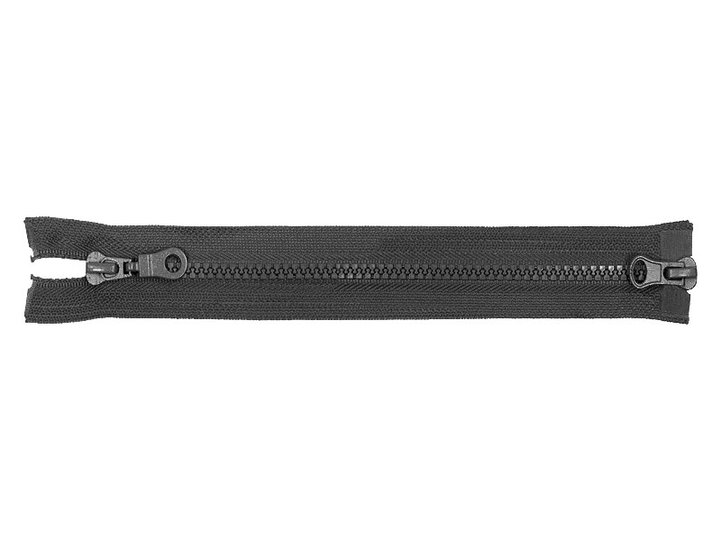 REIßVERSCHLUSS 5 TEILBAR TWO WAYS 65 cm (301) GRAPHIT 50  ST.