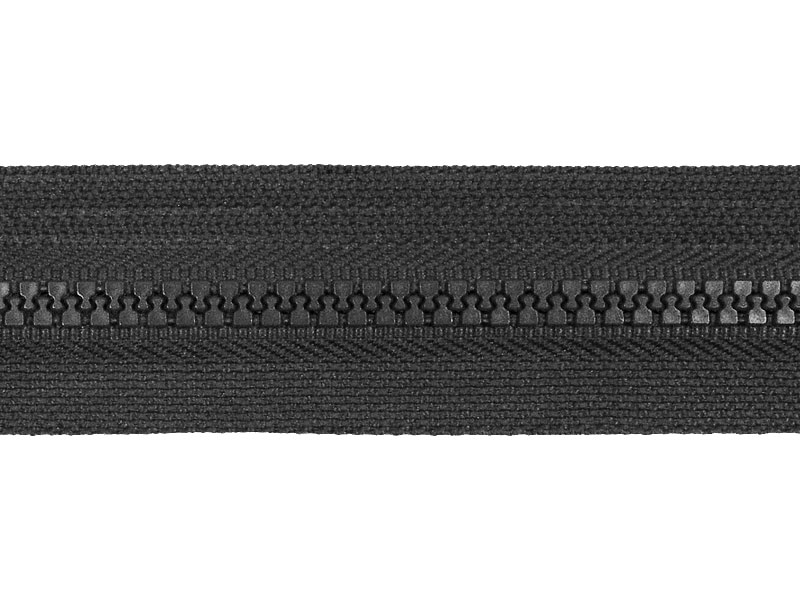 PLASTIC READY ZIPPER 5 OPEN END TWO WAYS 75 cm (301) GRAPHITE 50   PCS
