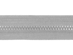 Zamek błyskawiczny kostkowy 5 rozdzielczy dwusuwakowy 70 cm auto lock (336) jasnoszary