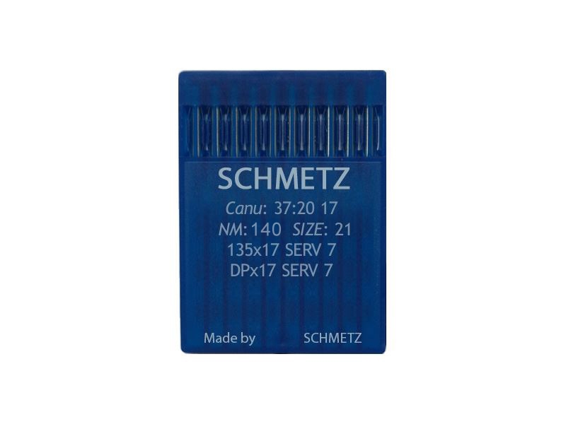 Igła szwalnicza do maszyn przemysłowych, stebnówki Schmetz 135x17 serv7 140