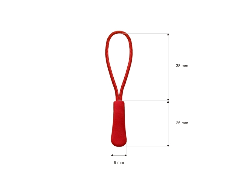 STRING DECORATIVE PULLER 171 RED 100 PCS