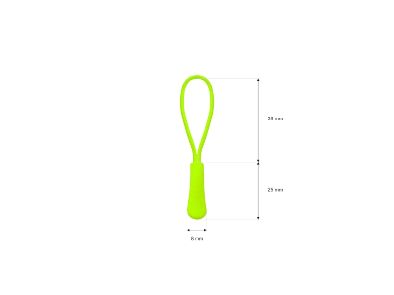 SCHIEBERANHÄNGER  1003 NEON-LIMETTENGRÜN100 ST.