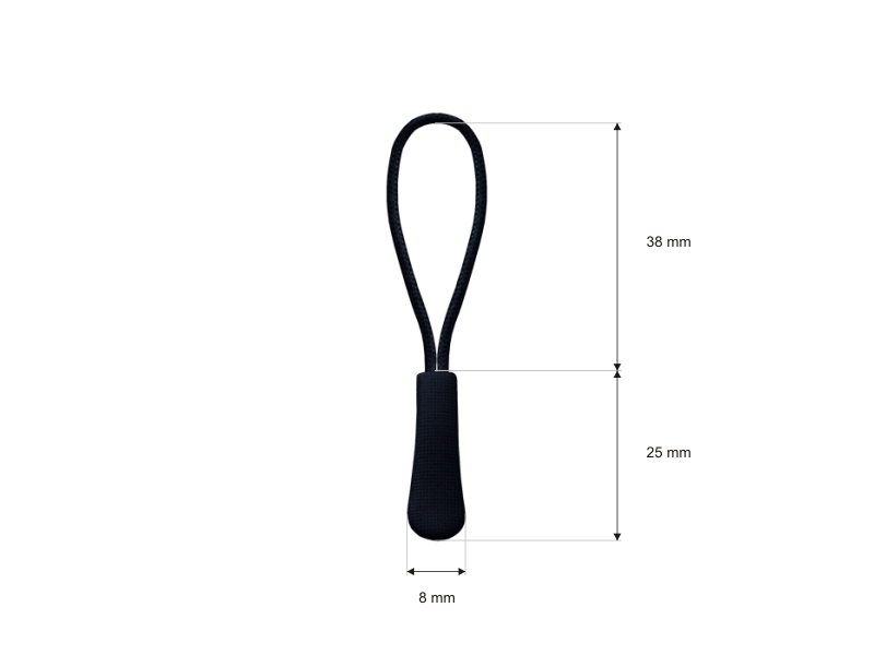 STRING DECORATIVE PULLER 058 NAVY BLUE 100 PCS