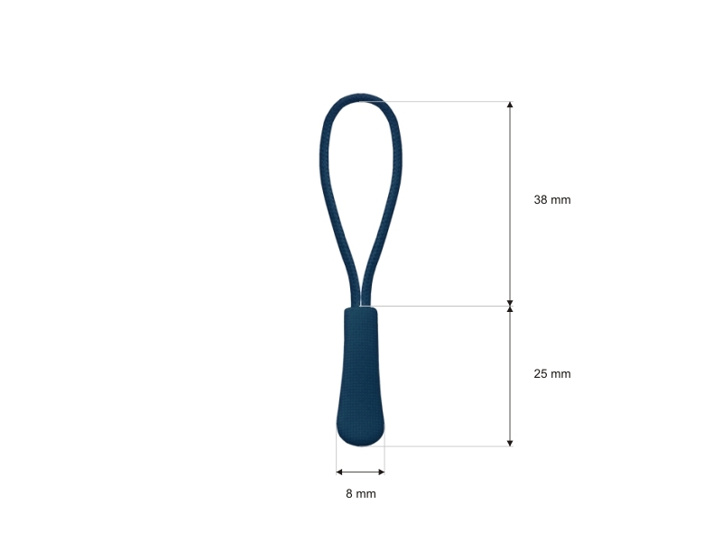 STRING  DECORATIVE PULLER 605 DARK&nbspMARINE  100 PCS