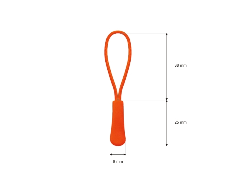 STRING DECORATIVE PULLER 523 ORANGE 100 PCS