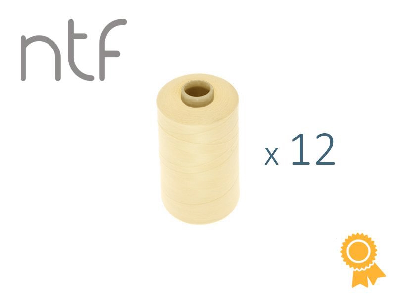 POLYESTER THREADS NTF 40/2 PASTEL YELLOW A506 1000 M x 12 PCS.