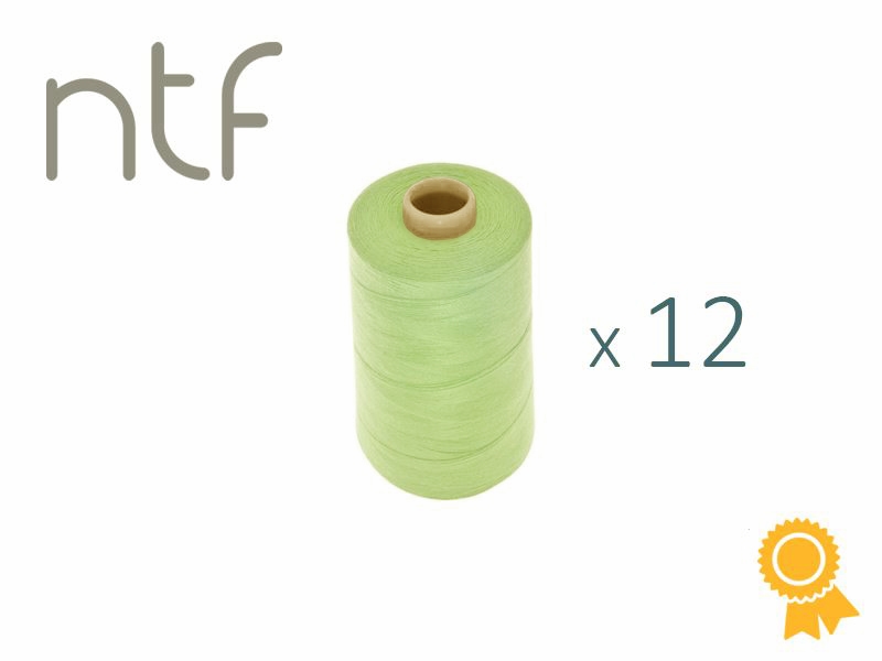 Nici poliestrowe NTF 120 (40/2)  pistacjowe A 769 1000 m x 12 szt.
