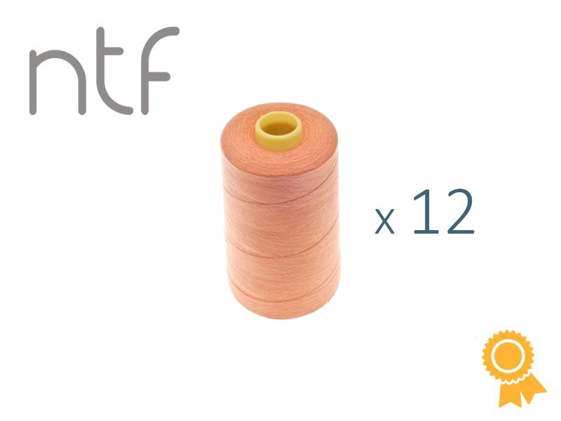 POLYESTER THREADS NTF 40/2 FLESH COLOUR A532 1000 M x 12 PCS.