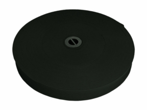 Plochá pletená gumička 20 MM polyester (017) tmavě zelená