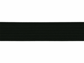Flachgestricktes Gummiband 20 MM Polyester (017) dunkelgrün