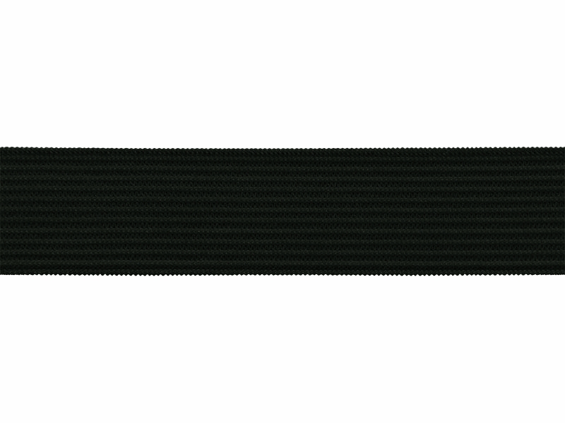 Flat knitted elastic band 20 MM polyester (017) dark green