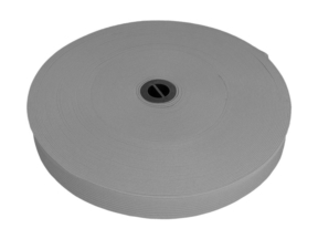 Taśma elastyczna płaska dziana 20 MM poliester (134) szara