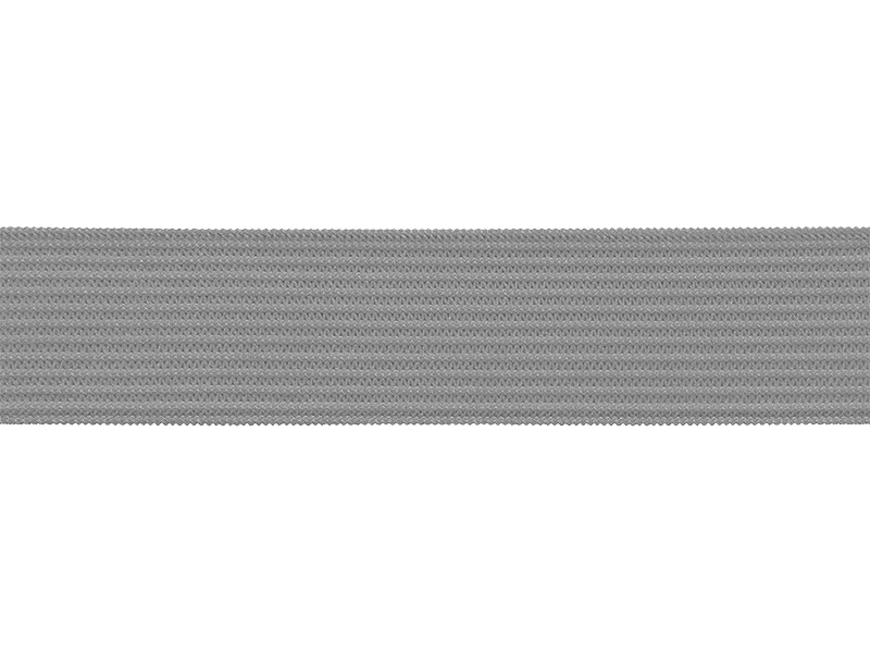 Knitted elastic tape 20 mm (134) grey polyester 25 mb