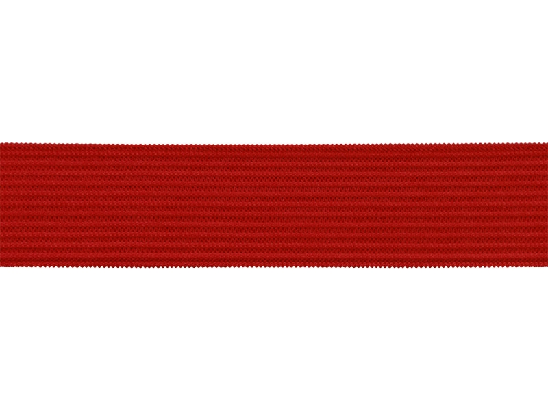 Flachgestricktes Gummiband 20 MM Polyester (171) rot