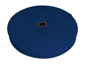 Plochá pletená gumička 20 MM polyester (220) chrpově modrá