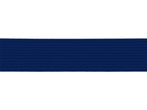 Flachgestricktes Gummiband 20 MM Polyester (220) kornblumenblau