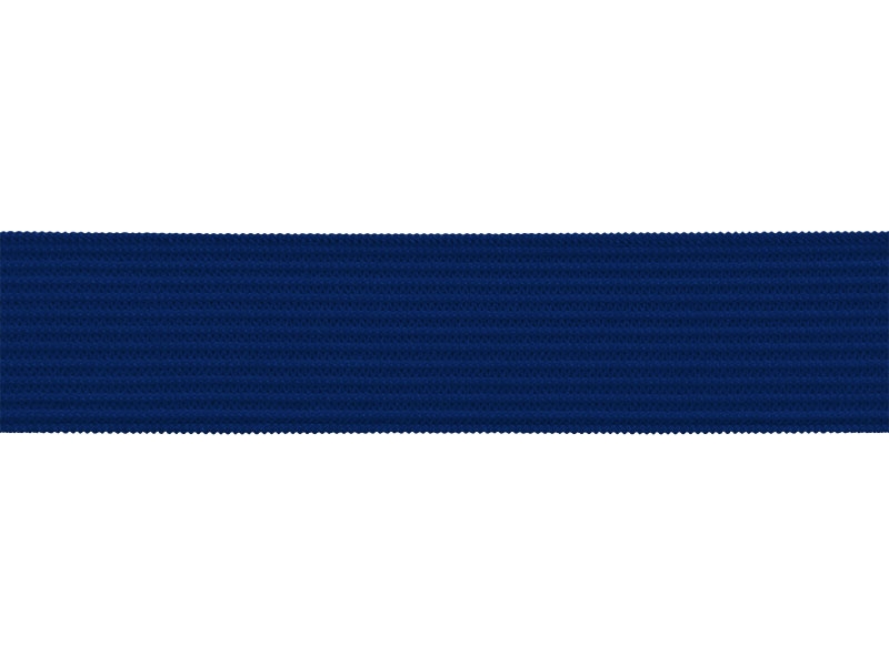 Flat knitted elastic band 20 MM polyester (220) cornflower blue