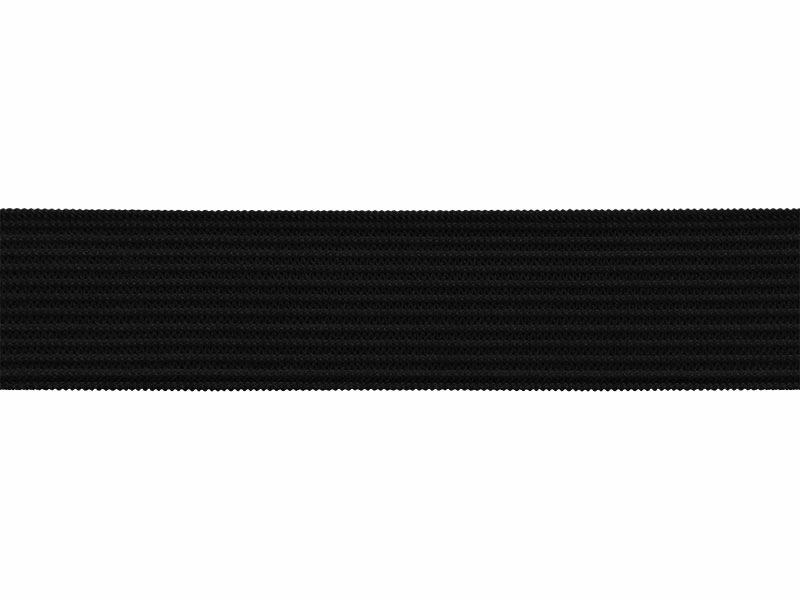 Flat knitted elastic band 20 MM polyester (301) graphite