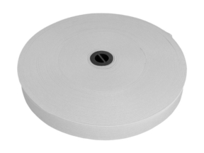 Plochá pletená gumička 20 MM polyester (336) světle šedá
