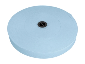 Flachgestricktes Gummiband 20 MM Polyester (351) blau