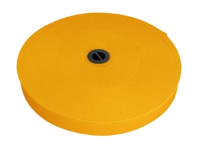 Flachgestricktes Gummiband 20 MM Polyester (504) gelb