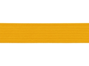 Flat knitted elastic band 20 MM polyester (504) yellow