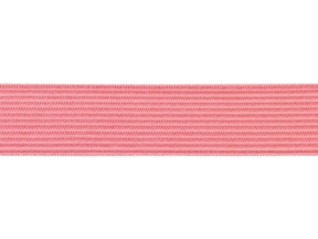 Flachgestricktes Gummiband 20 MM Polyester (513) rosa