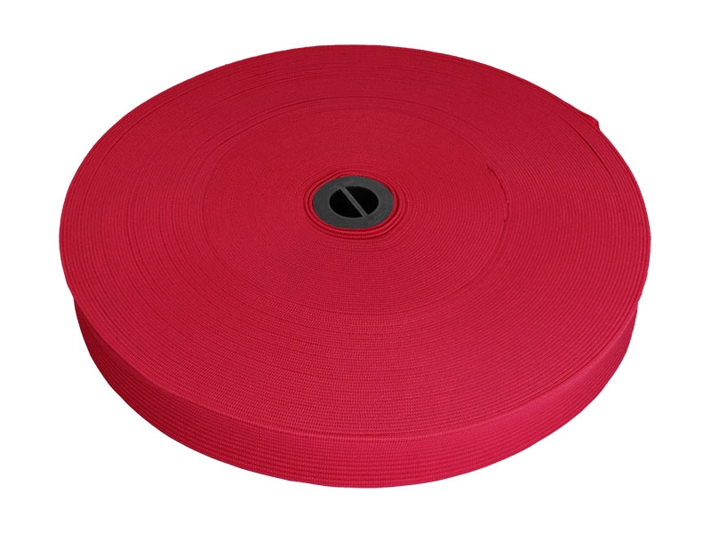 Flat knitted elastic band 20 MM polyester (516) pink