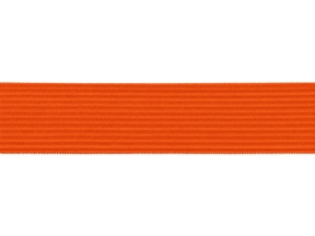 Flat knitted elastic band 20 MM polyester (523) orange