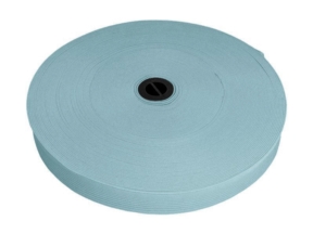 Flachgestricktes Gummiband 20 MM Polyester (546) hellblau