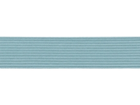 Flachgestricktes Gummiband 20 MM Polyester (546) hellblau