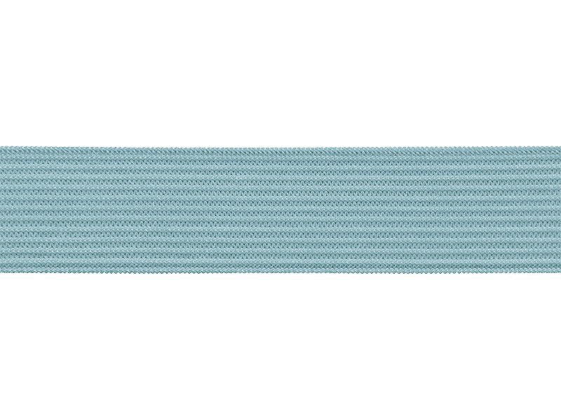 Flat knitted elastic band 20 MM polyester (546) light blue