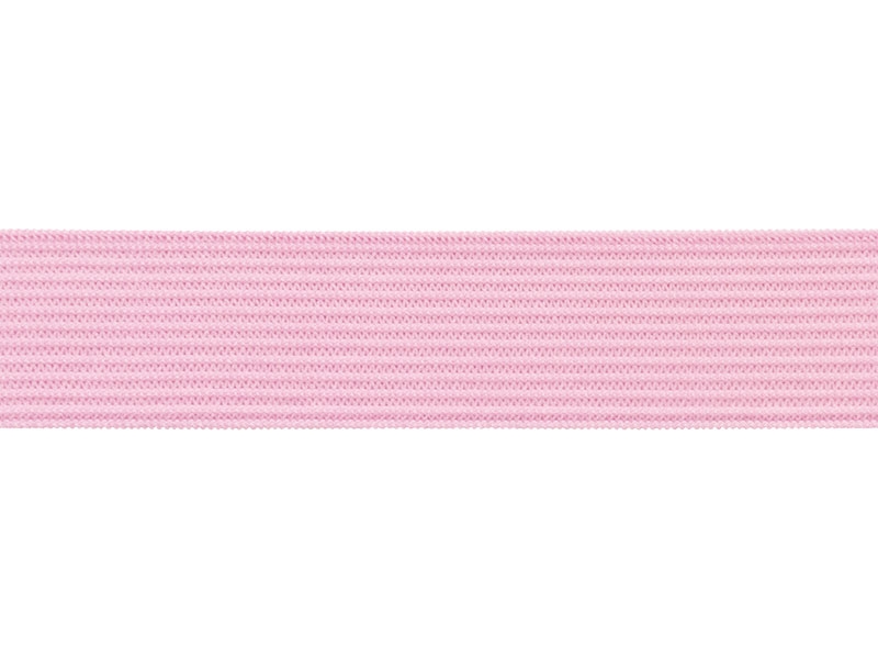 Flat knitted elastic band 20 MM polyester (552) light pink