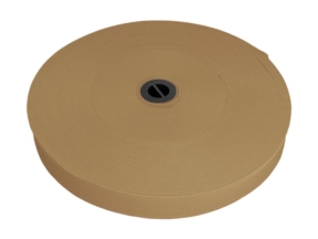 Taśma elastyczna płaska dziana 20 MM poliester (894) ciemnobeżowa