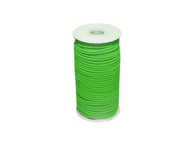 Gumová šňůra 3 mm (684) světle zelená