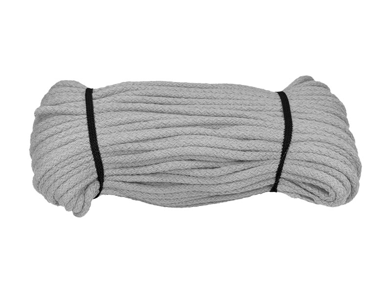 Sznurek bawełniany 5 mm szary (1609)