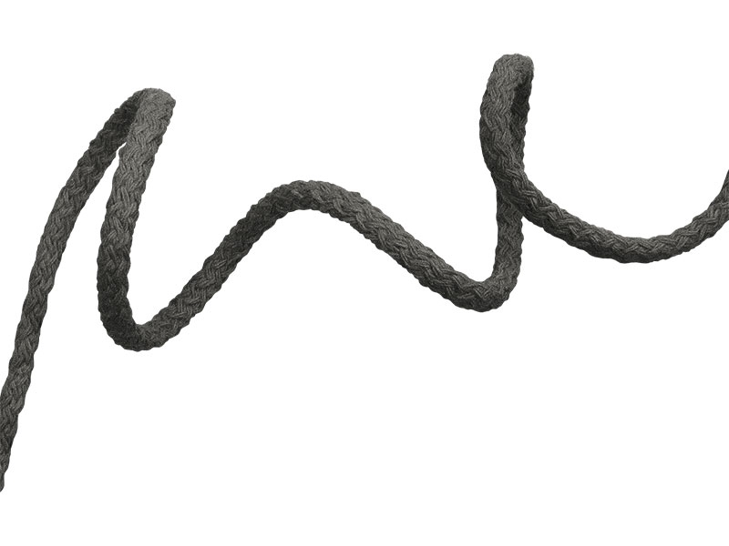 COTTON TWINE 1633 GREY 5 MM 50 MB