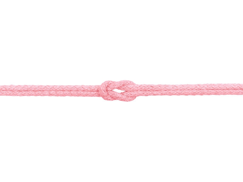 Sznurek bawełniany 5 mm jasnoróżowy (1611)