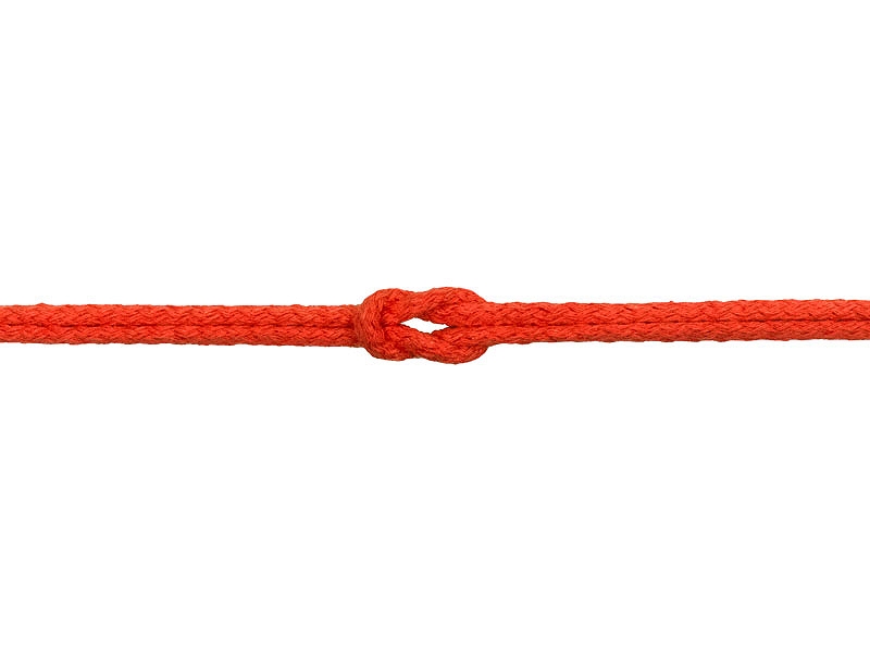 Sznurek bawełniany 5 mm pomarańczowy (1612)