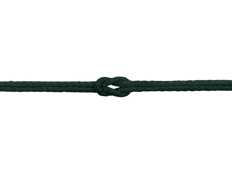 BAUMWOLLE SCHNUR 1617 DUNKELGRÜN 5 MM 50 LM