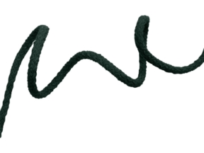 Cotton cord 5 mm dark green (1617)