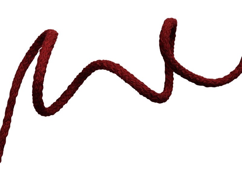 COTTON TWINE 1622 MAROON 5 MM 50 MB