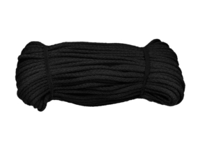 Baumwollkordel 5 mm schwarz (0099)