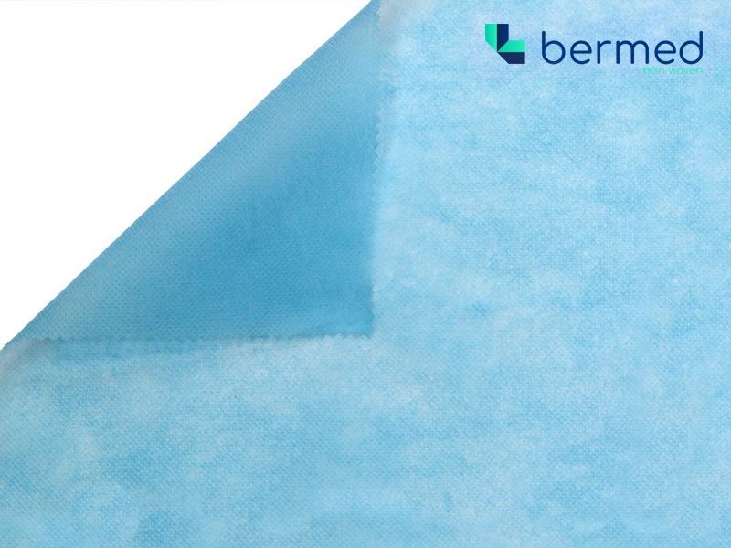 PP  NONWOVEN     FABRICS   40 G/M2 MEDICAL BLUE 160 CM 400 MB