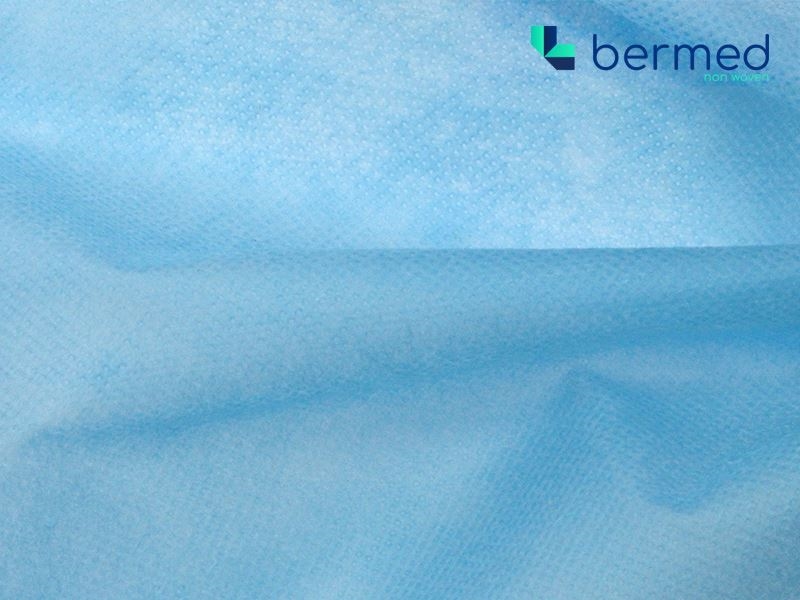 PP  NONWOVEN     FABRICS   40 G/M2 MEDICAL BLUE 160 CM 400 MB