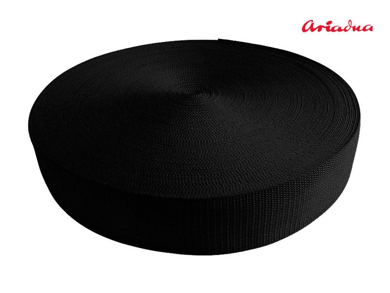 WEBBING  70 mm / 1,3 MM BLACK 0099 PP 50 MB
