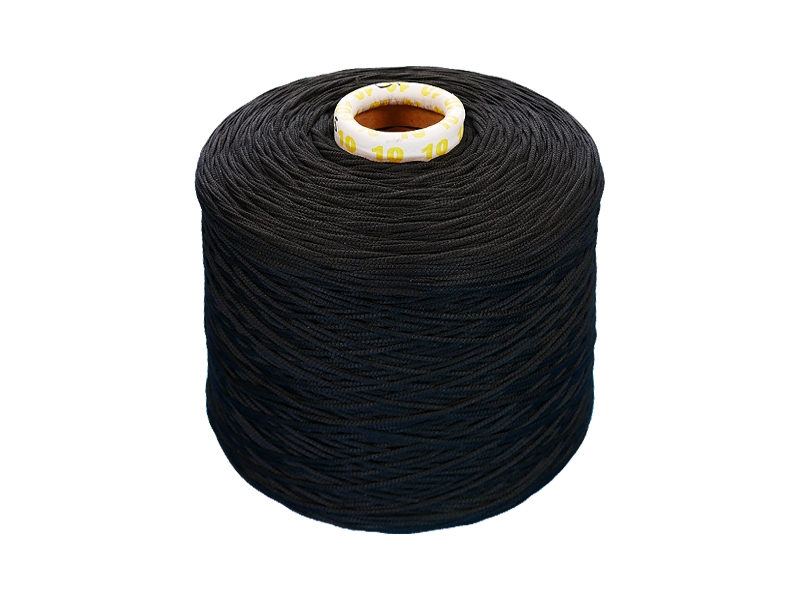 GUMMIKORDEL 2 MM SCHWARZ 580    POLYESTER 2600  LM