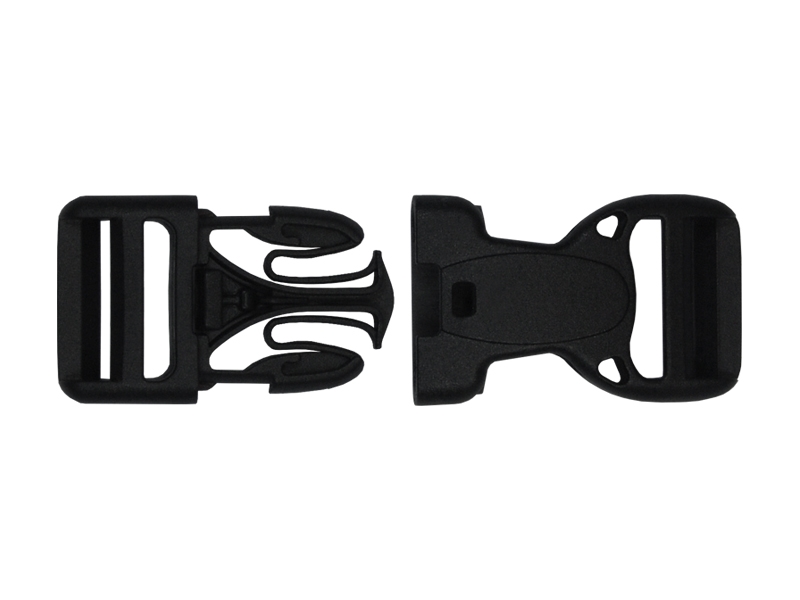 Plastic buckle 25 mm jagna black 25 pcs